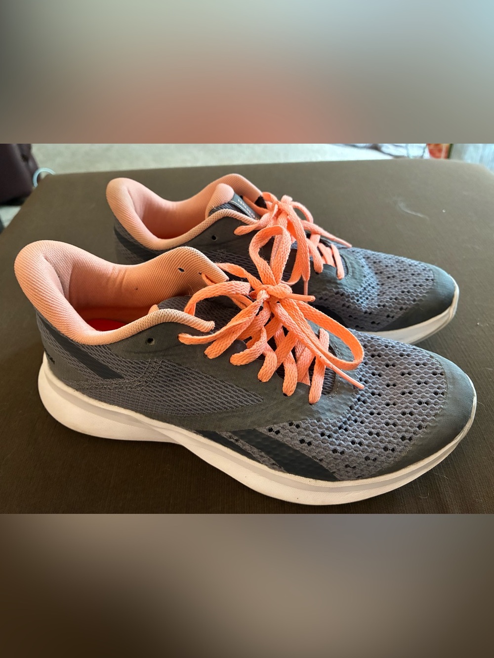 Reebok Speed Breeze 2.0 EG8503 Running Shoe Gray/Coral Athletic Sneaker Womens 7